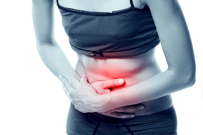 Người bệnh thường bị đau quặn bụng, nhất là phần bụng dưới