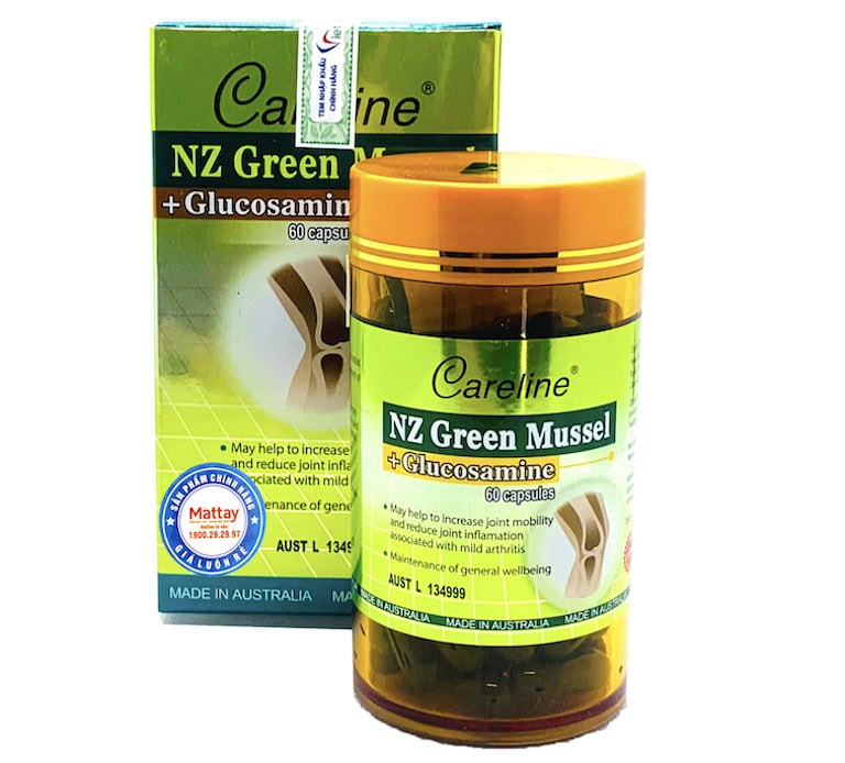 Sử dụng Careline NZ Green Mussel + Glucosamine