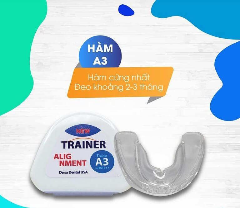 Niềng răng Trainer có 3 loại phù hợp với từng đối tượng sử dụng