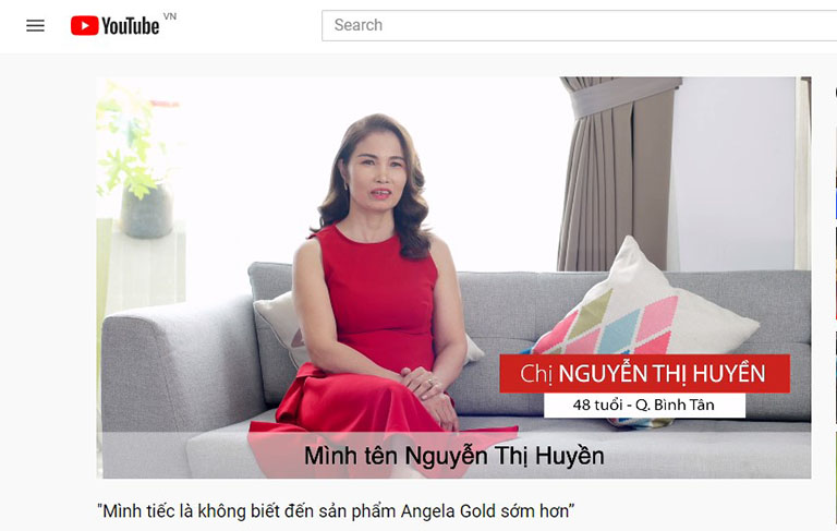 Cô Nguyễn Thị Huyền ở HCM hài lòng sau khi dùng sản phẩm
