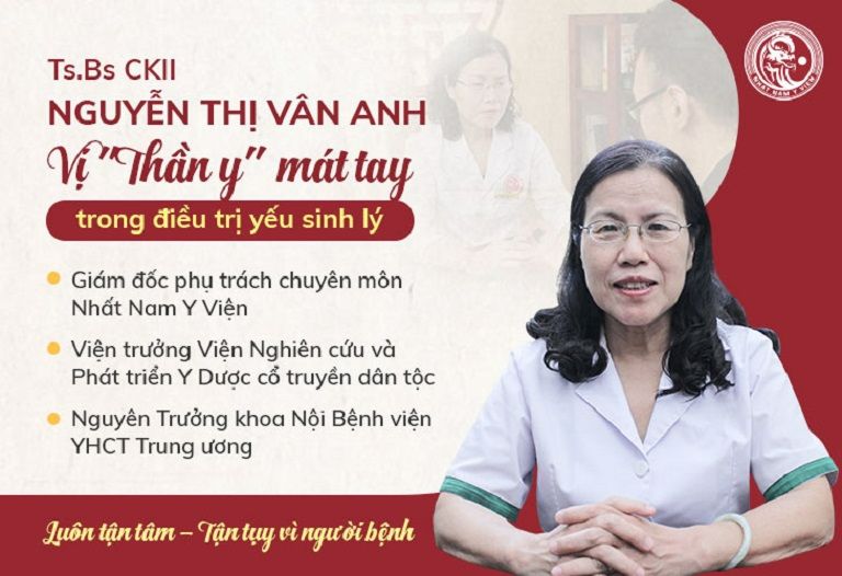 TS.BS Nguyễn Thị Vân Anh - Giám đốc chuyên môn Nhất Nam Y Viện