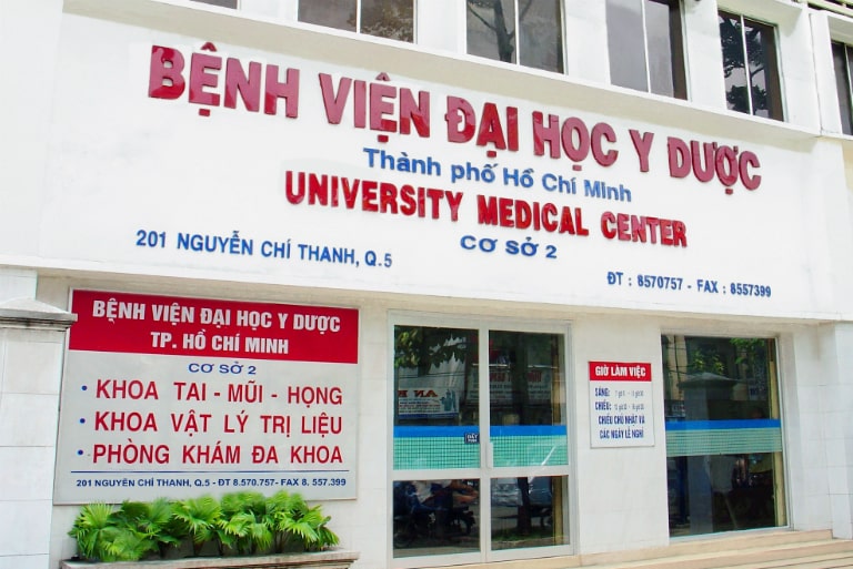 Bệnh viện ĐH Y dược TP Hồ Chí Minh có quy mô lớn và rất uy tín