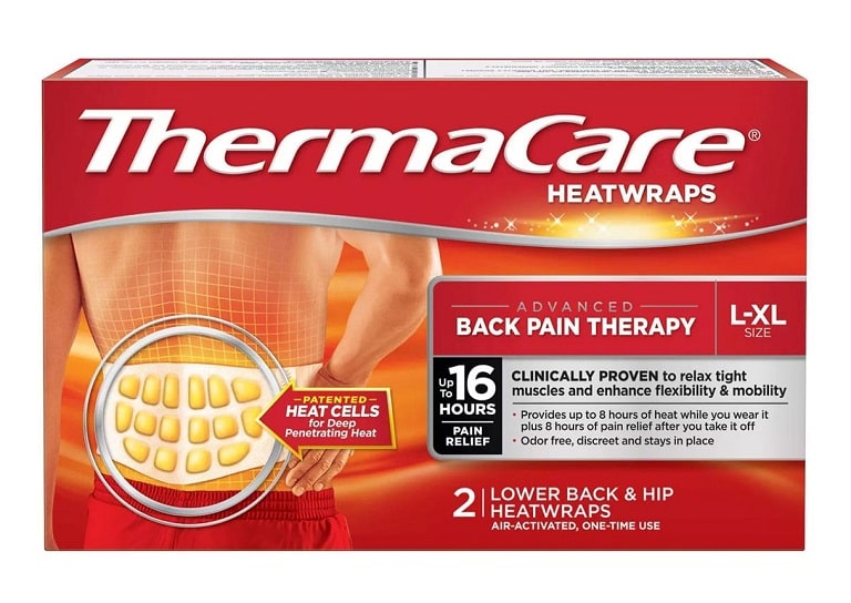 Miếng dán ThermaCare Lower Back & Hip Heat của Mỹ