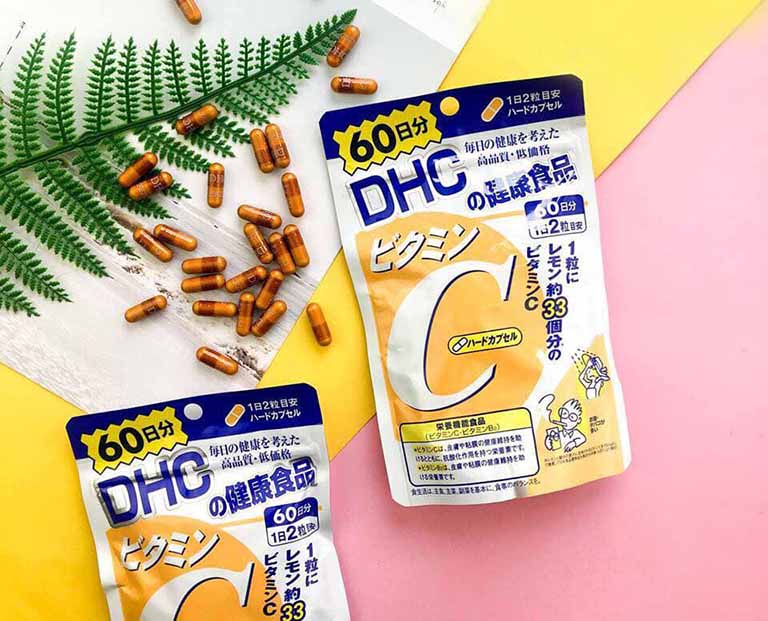 Vitamin C DHC giúp hỗ trợ làm da khỏe mạnh, chống oxy hóa và tăng cường sức đề kháng