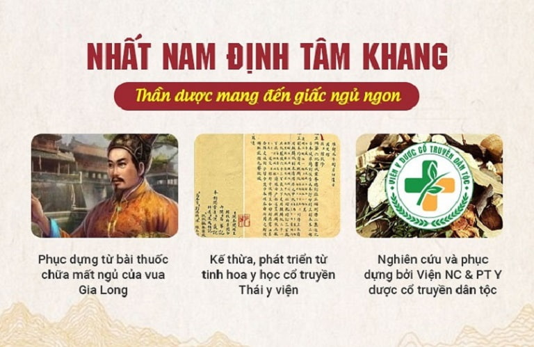 Nhất Nam Định Tâm Khang được phục dựng từ phương thuốc Thái Y Viện triều Nguyễn chữa bệnh cho vua Gia Long 