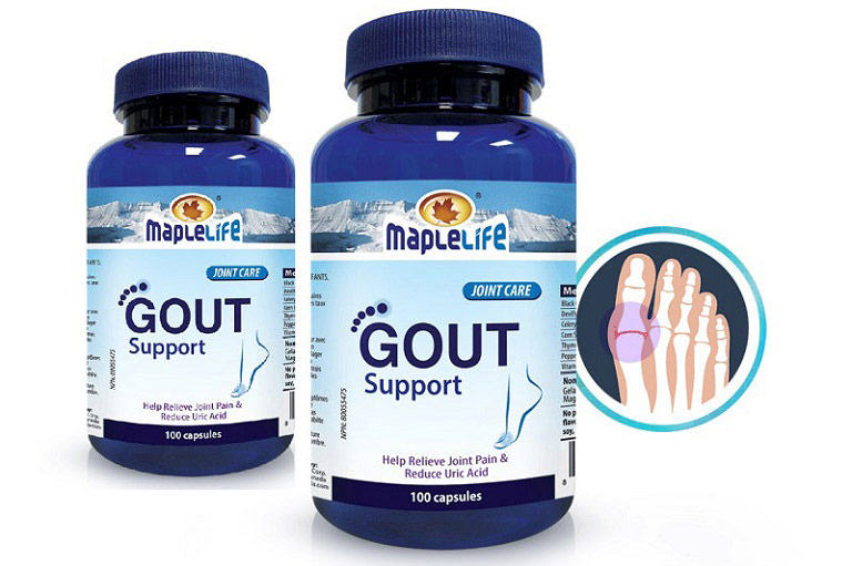 Gout Support Maplelife giảm triệu chứng gout nhanh chóng