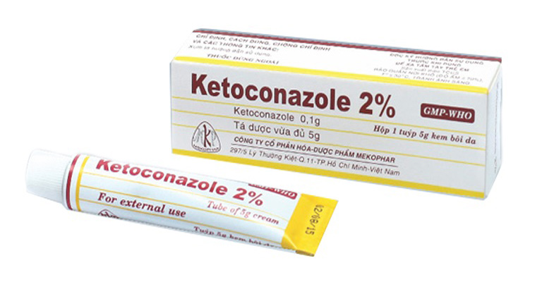Kem Ketoconazole 2% điều trị bệnh da liễu do nấm gây ra