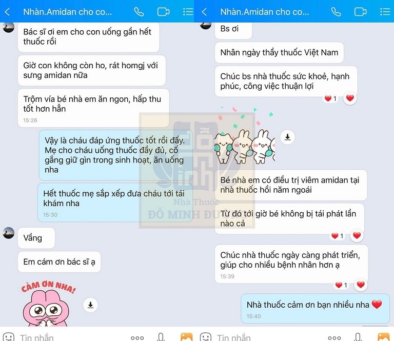 Bệnh nhân phản hồi