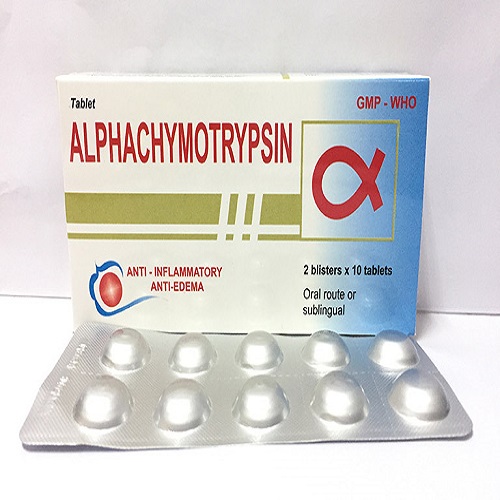 Alphachymotrypsin giúp điều trị viêm amidan an toàn, hiệu quả