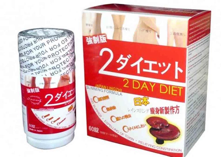 2 Day Diet Nhật Bản Linh Chi cũng được xếp vào nhóm danh sách thuốc giảm cân độc hại