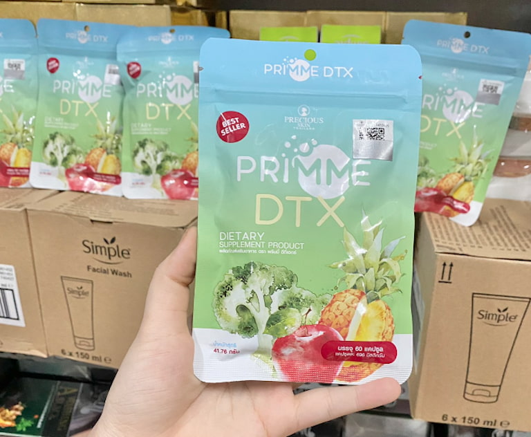Primme DTX là một sản phẩm được sản xuất bởi thương hiệu Precious Skin Thailand