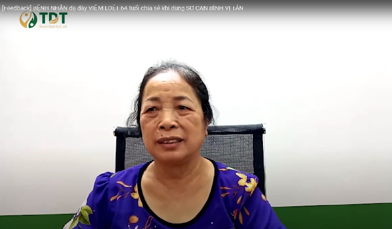 Bác Nguyễn Thị Bê chia sẻ về hiệu quả bài thuốc