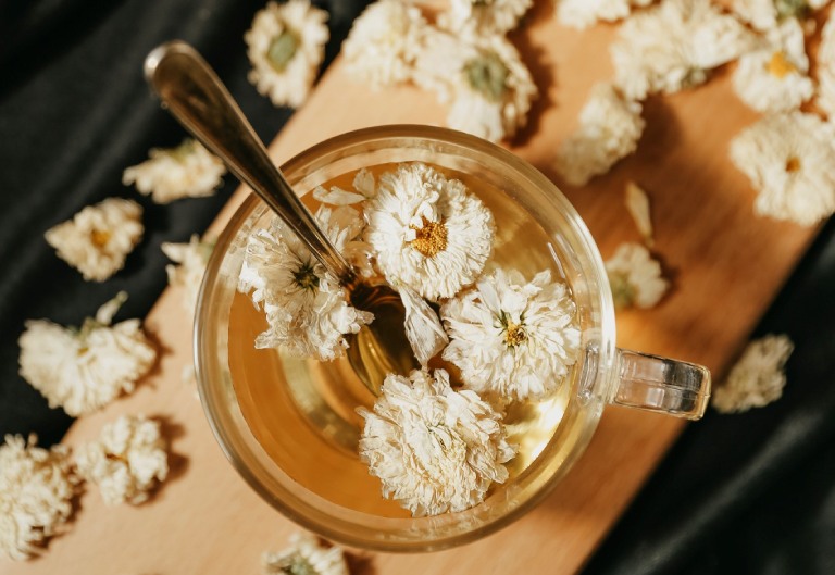 Đẩy lùi các triệu chứng của bệnh viêm họng bằng cách uống trà hoa cúc mỗi ngày