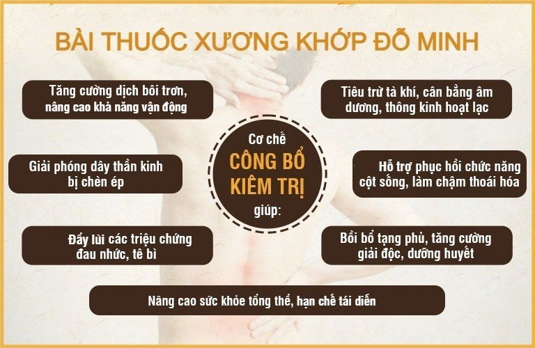 Cơ chế bài thuốc Xương khớp Đỗ Minh