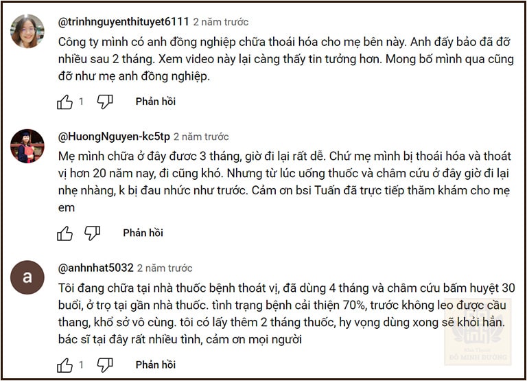 Feedback xương khớp Đỗ Minh