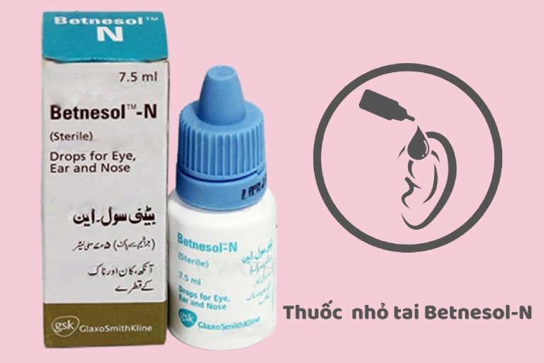 Betnesol-N là thuốc nhỏ tai trị viêm tai giữa sử dụng được cho cả người lớn và trẻ em