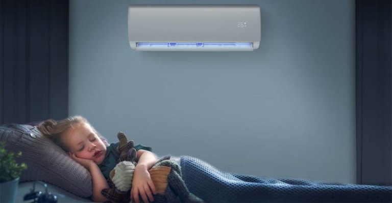 Trẻ bị viêm phế quản hoàn toàn có thể nằm máy lạnh