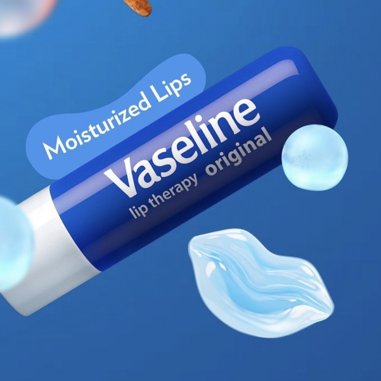Son dưỡng Vaseline cho môi bị chàm