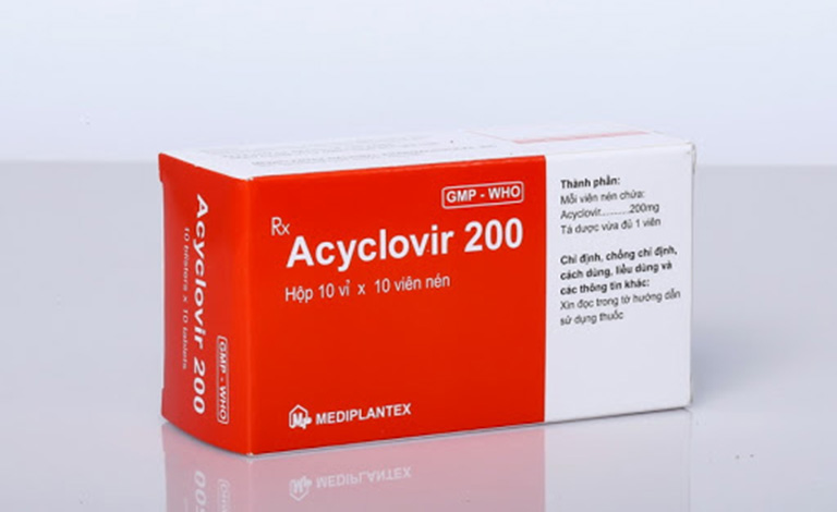 thuốc điều trị chàm bội nhiễm Acyclovir