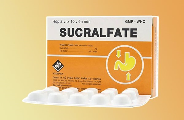 Sucralfate là loại thuốc thuộc nhóm bảo vệ niêm mạc Bismuth
