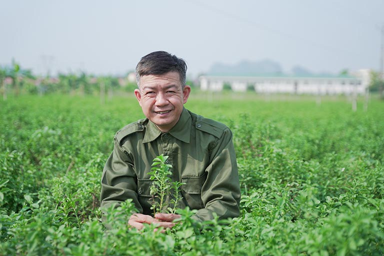 Đỗ Minh Đường phát triển được các vườn dược liệu sạch, chủ động về nguồn nguyên liệu