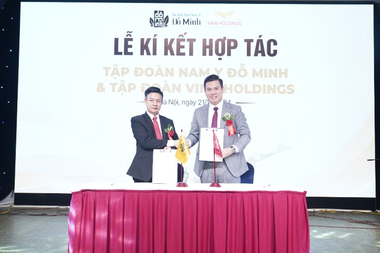 Đỗ Minh Đường ký kết hợp tác cùng Tập Đoàn Vina Holdings để ứng dụng công nghệ vào quá trình nghiên cứu, bào chế thuốc