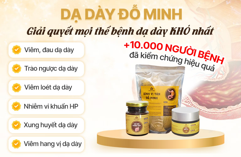 Hàng nghìn bệnh nhân thoát khỏi nỗi đau của trào ngược khi sử dụng bài thuốc Dạ Dày Đỗ Minh